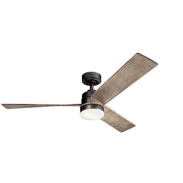 Kichler 52 Inch Spyn Fan LED 300275 Indoor Ceiling Fans Kichler Anvil Iron  