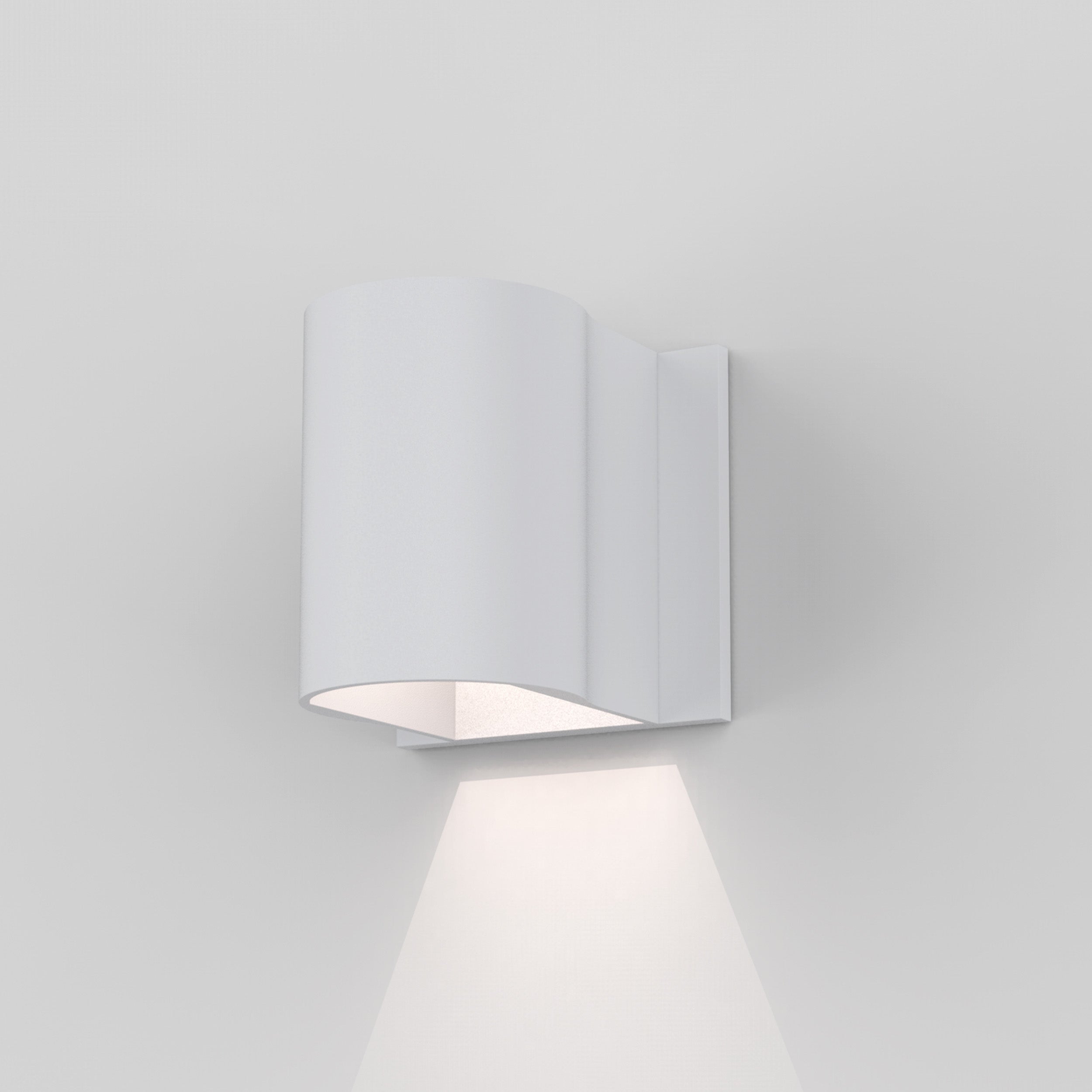 Astro Lighting Dunbar Wall Sconces Astro Lighting 4.17x4.33x4.33 Textured White Yes (Integral), High Power LED