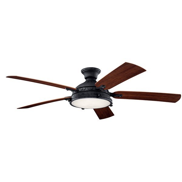 Kichler 60 Inch Hatteras Bay Fan LED 310017 Indoor Ceiling Fans Kichler   