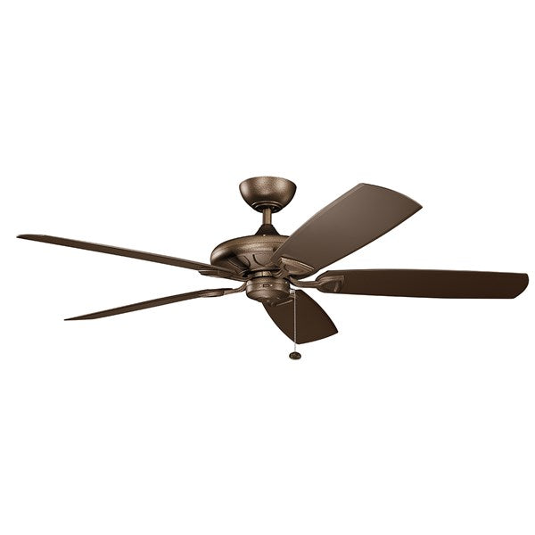 Kichler 60 Inch Kevlar Fan 310150 Ceiling Fan Kichler Weathered Copper Powder Coat  