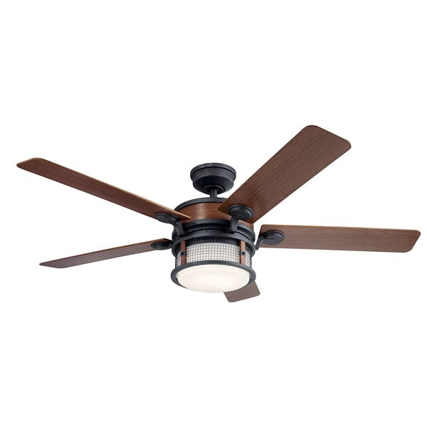 Kichler 60 Inch Ahrendale Fan LED 310170 Ceiling Fan Kichler Auburn Stained Finish  