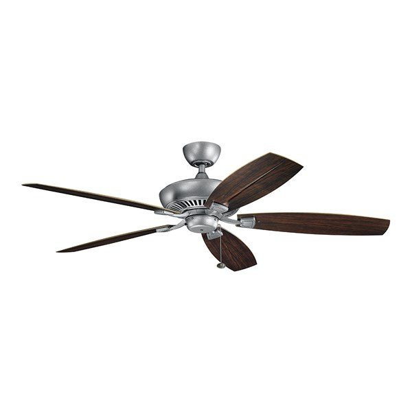 Kichler 60 Inch Canfield XL Patio Fan 310193 Indoor Ceiling Fans Kichler Weathered Steel Powder Coat  