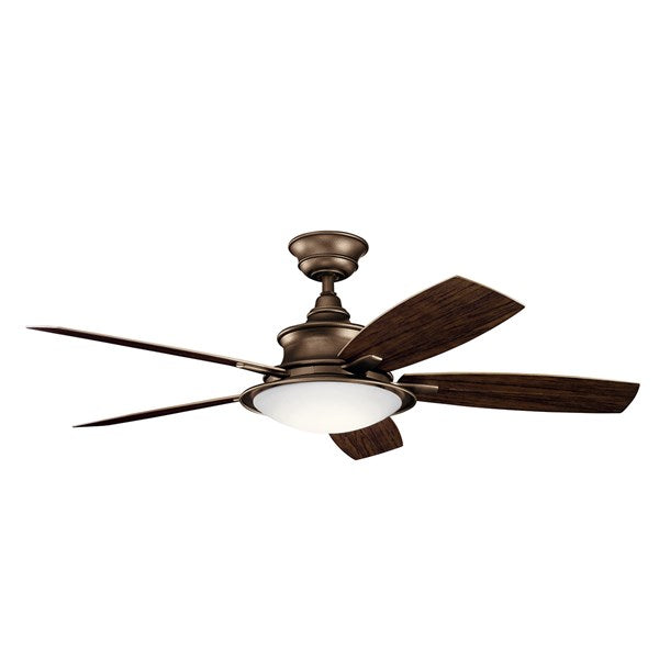 Kichler 52 Inch Cameron Fan LED 310204 Indoor Ceiling Fans Kichler Weathered Copper Powder Coat  