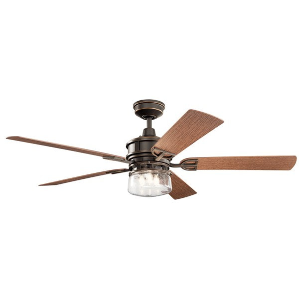 Kichler 60 Inch Lyndon Patio Fan LED 310240 Ceiling Fan Kichler Olde Bronze  