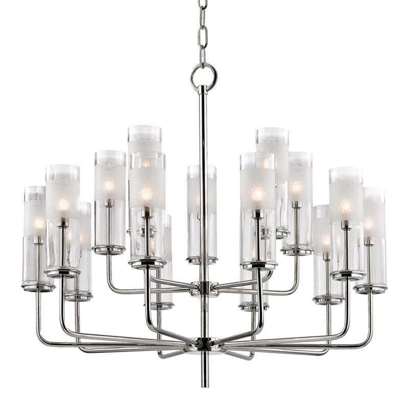 Wentworth - 15 LIGHT CHANDELIER Chandeliers Hudson Valley Lighting Polished Nickel  