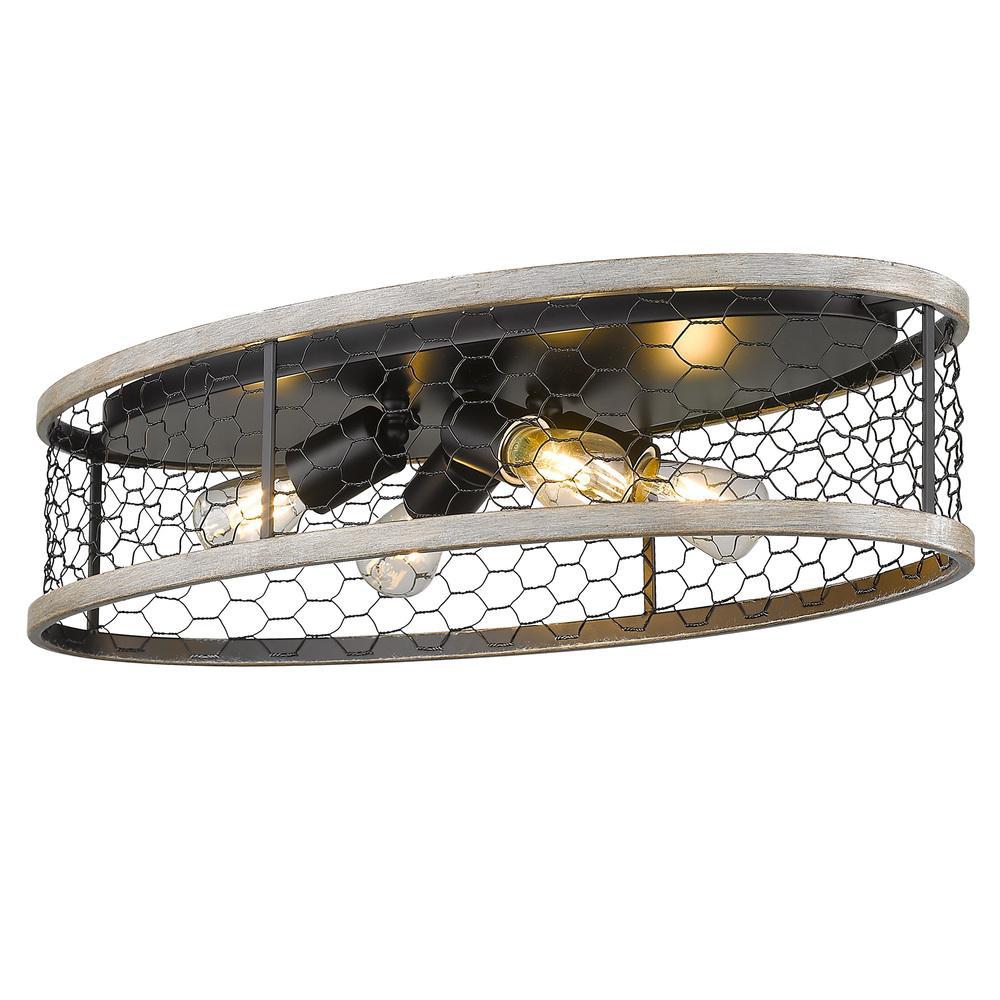 Golden Bailey Flush Mount - 24" 3171