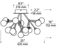 Tech Lighting Mara Ceiling