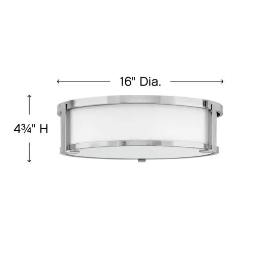 Hinkley Lowell Large Flush Mount 3243CM Flush Mount Ceiling Light Hinkley   