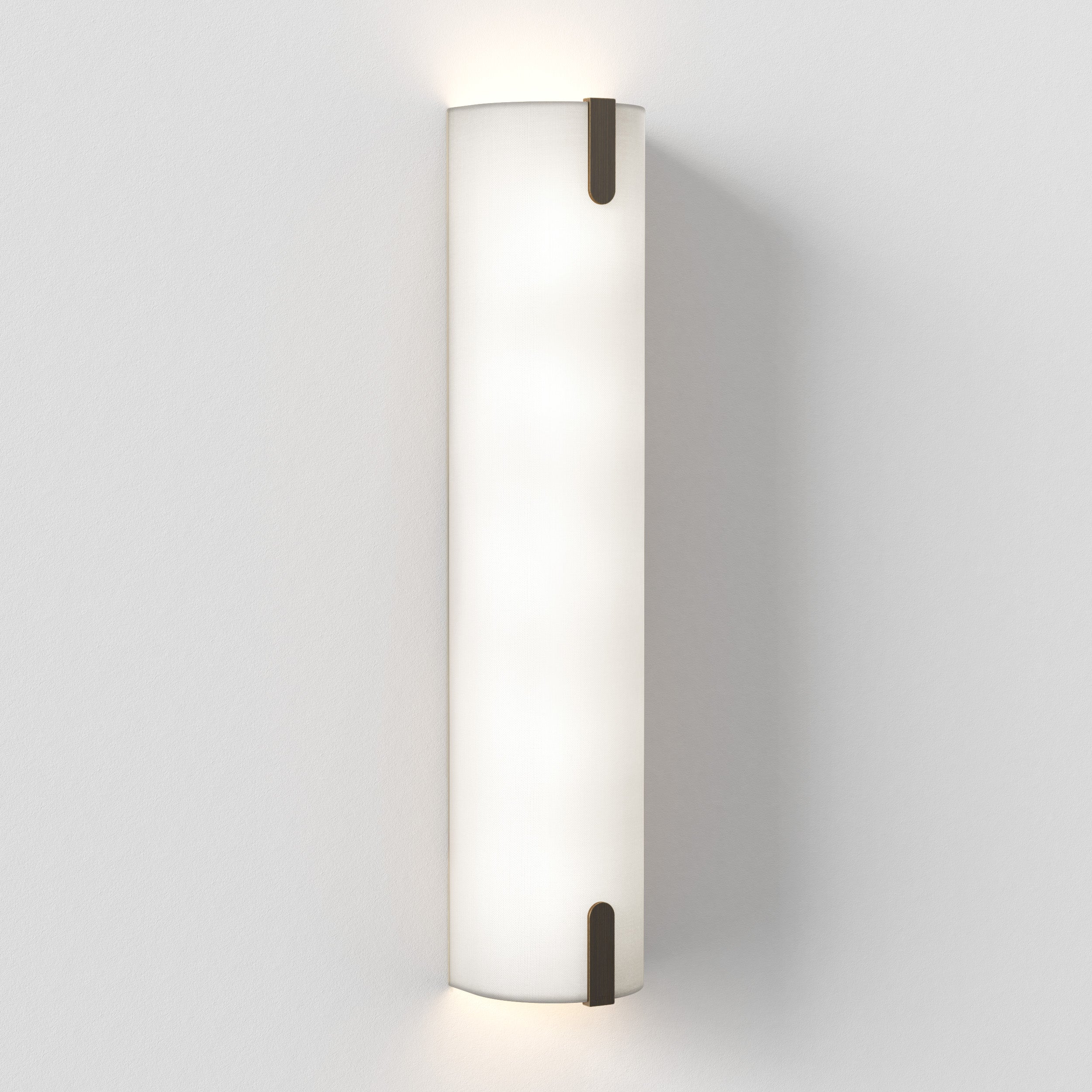 Astro Lighting Elba Wall Wall Sconces Astro Lighting 3.94x4.92x23.62 White Fabric No, LED E26/Medium