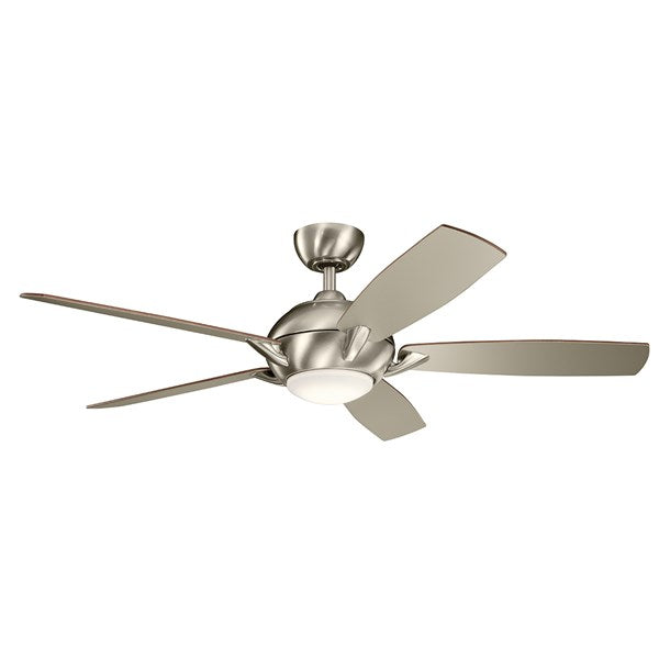 Kichler 54 Inch Geno Fan LED 330001 Ceiling Fan Kichler Brushed Stainless Steel  