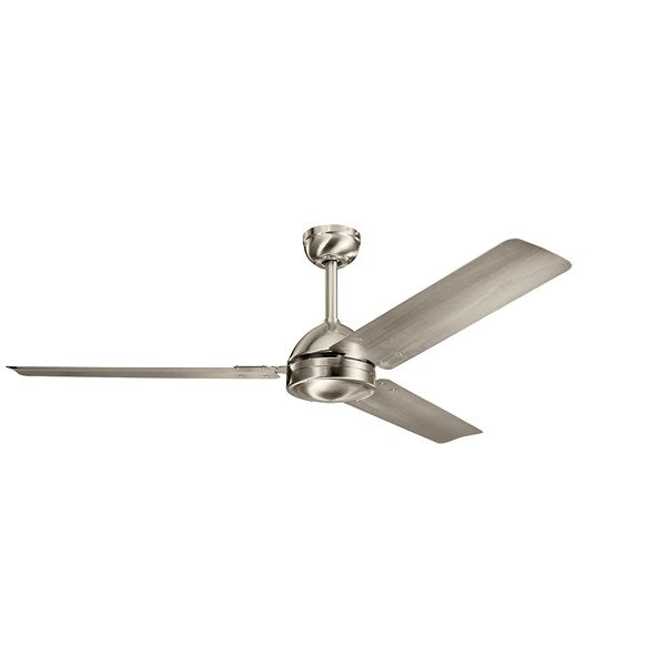 Kichler 56 Inch Todo Fan 330025 Ceiling Fan Kichler Brushed Stainless Steel  