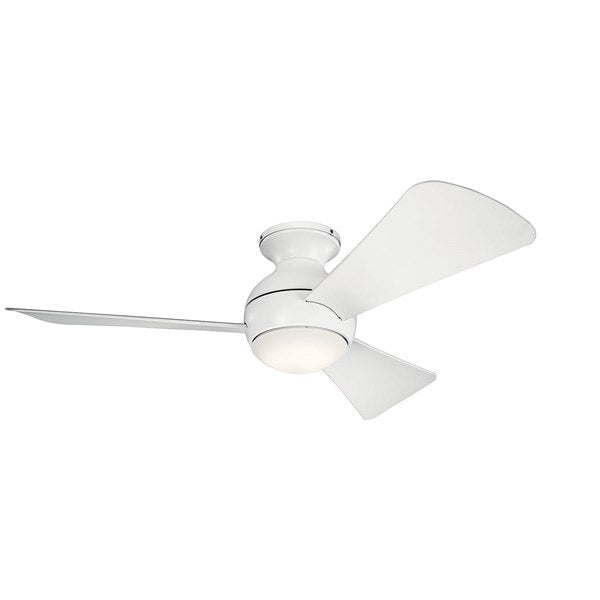 Kichler 44 Inch Sola Fan LED 330151 Indoor Ceiling Fans Kichler Matte White  