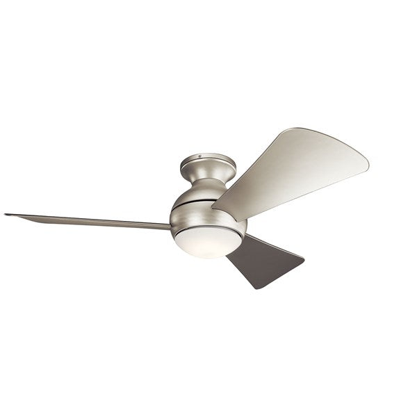 Kichler 44 Inch Sola Fan LED 330151 Indoor Ceiling Fans Kichler Brushed Nickel  