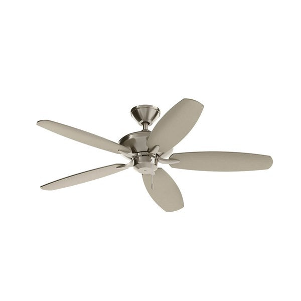 Kichler 52 Inch Renew Energy Star Fan 330164 Indoor Ceiling Fans Kichler Brushed Stainless Steel  