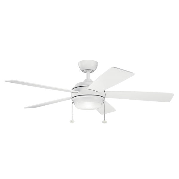 Kichler 52 Inch Starkk Fan LED 330174 Indoor Ceiling Fans Kichler Matte White  