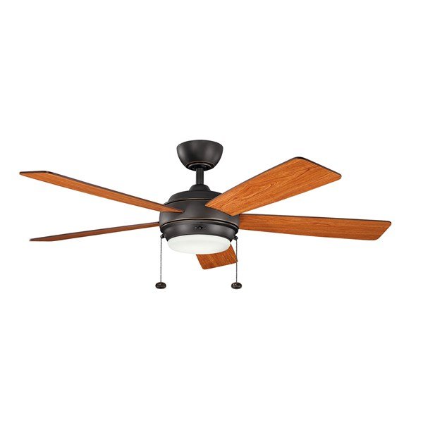 Kichler 52 Inch Starkk Fan LED 330174 Indoor Ceiling Fans Kichler Olde Bronze  