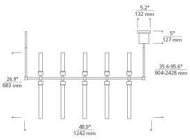 Tech Lighting Linger 48 Linear Suspension