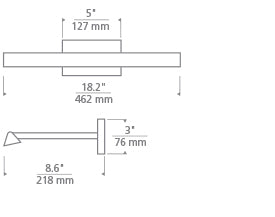 Tech Lighting Dessau 18 Picture Light