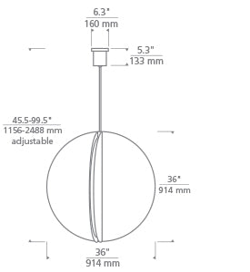 Tech Lighting Bau 36 Pendant