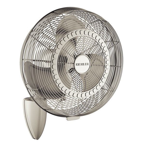 Kichler 18 Inch Pola Wall Fan 339218 Ceiling Fan Kichler Brushed Nickel  