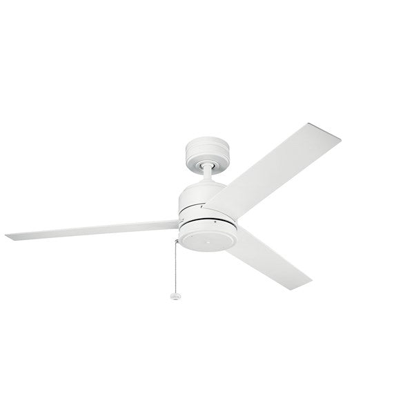 Kichler 52 Inch Arkwet Climates Fan 339629 Ceiling Fan Kichler Matte White  