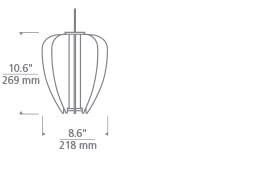 Tech Lighting Mini Nyra Pendant