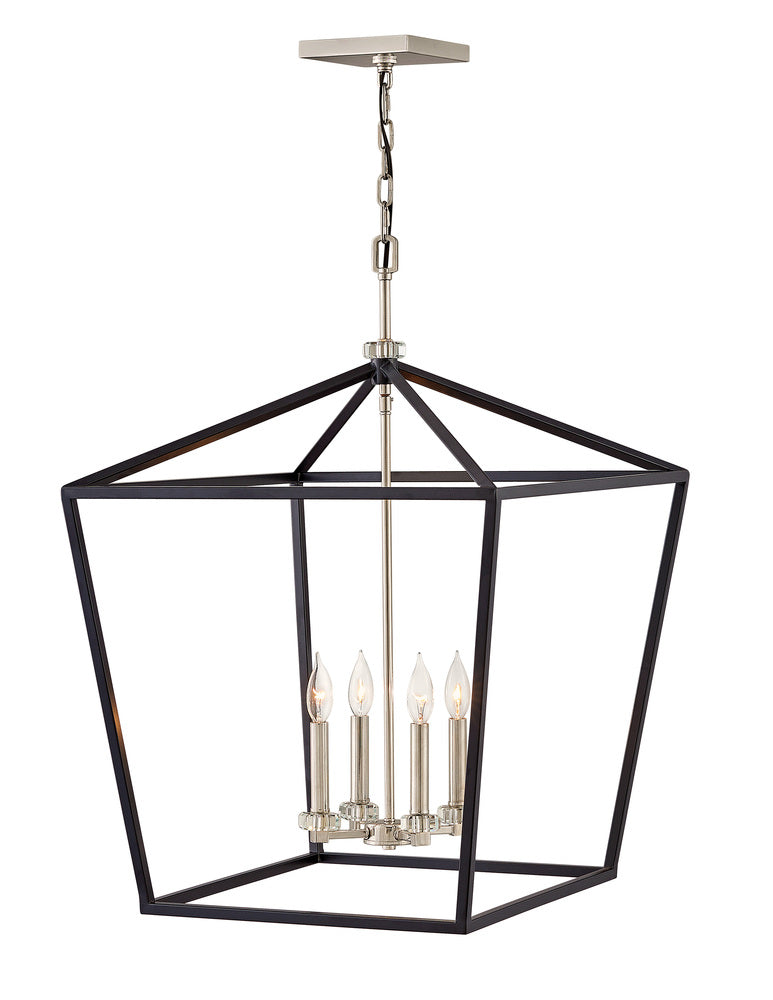 Hinkley Extra Large Open Frame Stinson Chandelier 3538 Lantern Hinkley Black  