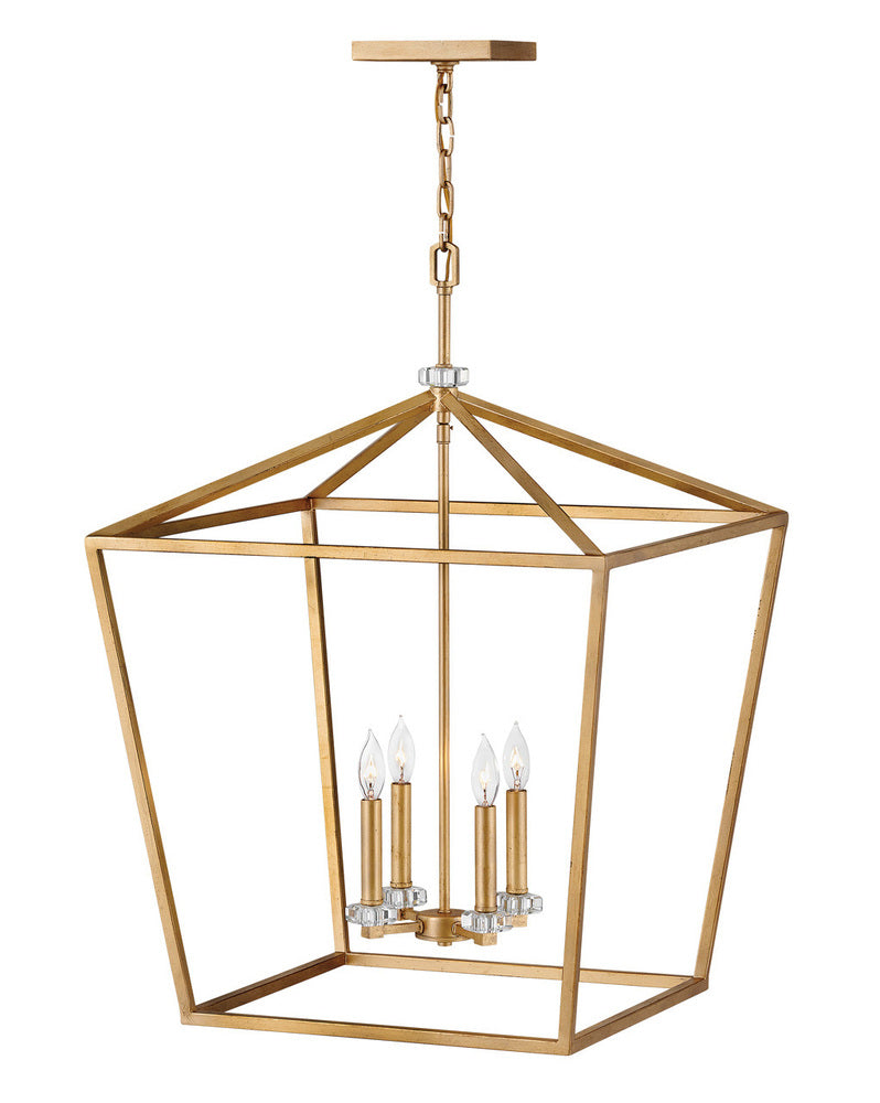 Hinkley Extra Large Open Frame Stinson Chandelier 3538 Lantern Hinkley Steel  