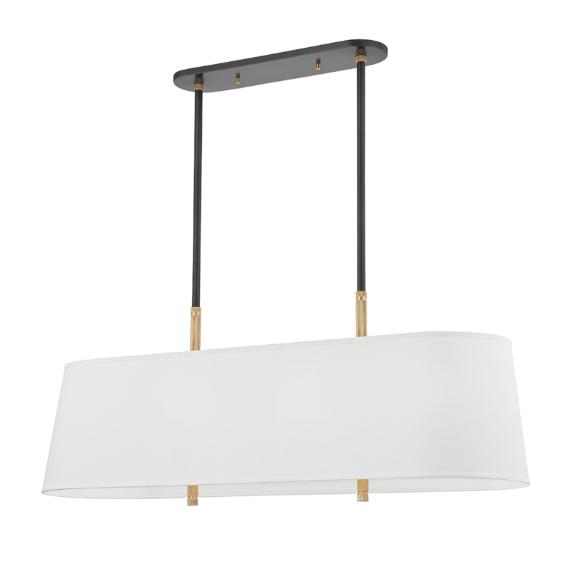 Hudson Valley 8 LIGHT ISLAND LIGHT 3747 Linear Suspension Light Hudson Valley Lighting   