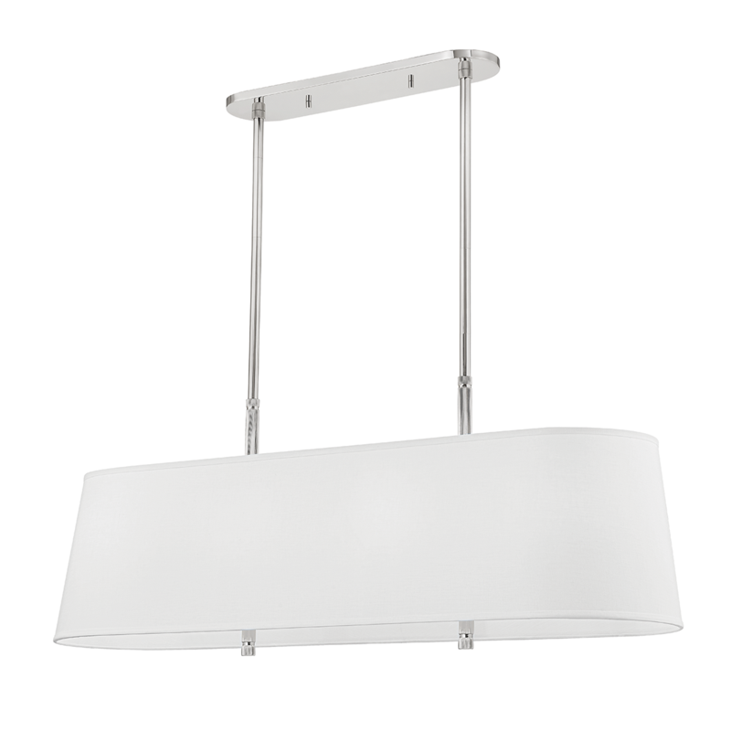 Hudson Valley 8 LIGHT ISLAND LIGHT 3747 Linear Suspension Light Hudson Valley Lighting   