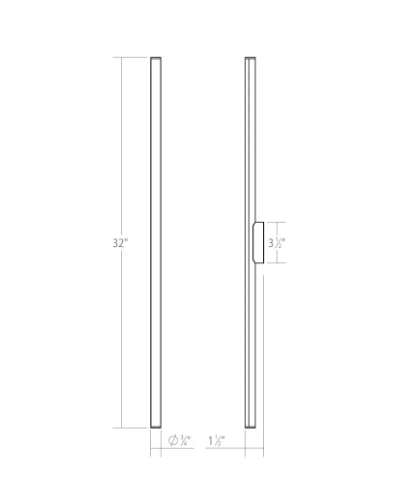 Sonneman Fino 32" LED Bath Bar 3773