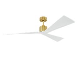 Monte Carlo 60" Adler Ceiling Fan 3ADR60 Indoor Ceiling Fans Monte Carlo Burnished Brass  