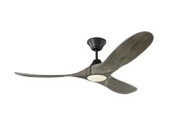 Monte Carlo 52" Maverick II LED Ceiling Fan 3MAVR52 Ceiling Fan Monte Carlo Aged Pewter  