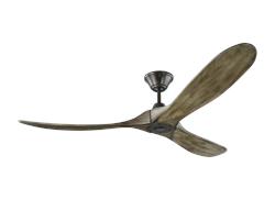 Monte Carlo 60" Maverick Ceiling Fan 3MAVR60 Indoor Ceiling Fans Monte Carlo Aged Pewter  