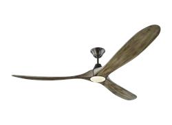 Monte Carlo 70" Maverick Max LED Ceiling Fan 3MAVR70 Ceiling Fan Monte Carlo Aged Pewter  