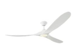 Monte Carlo 70" Maverick Max LED Ceiling Fan 3MAVR70 Indoor Ceiling Fans Monte Carlo Matte White  