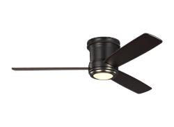 Monte Carlo 56" Aerotour Flush Mount Ceiling Fan 3TAHR56 Ceiling Fan Monte Carlo Deep Bronze  