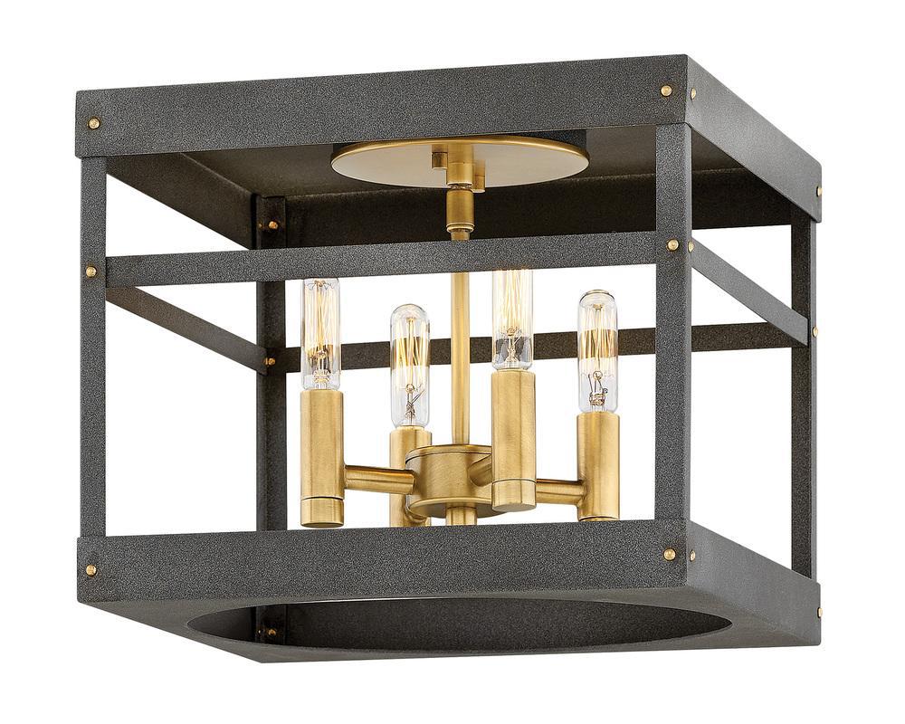 Hinkley FOYER PORTER 4071 Ceiling Flush Mounts Hinkley Brass|Steel  