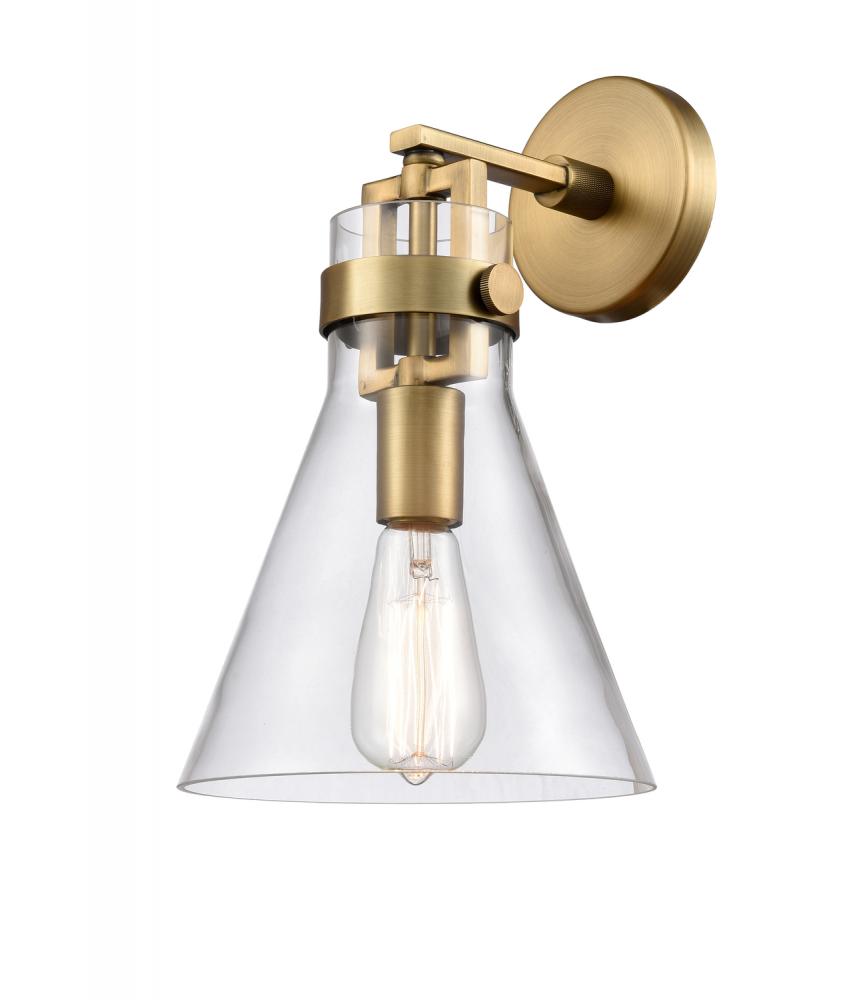 Innovations Lighting 1 Light Sconce 411-1W-8 Wall Light Fixtures Innovations Lighting Brass  