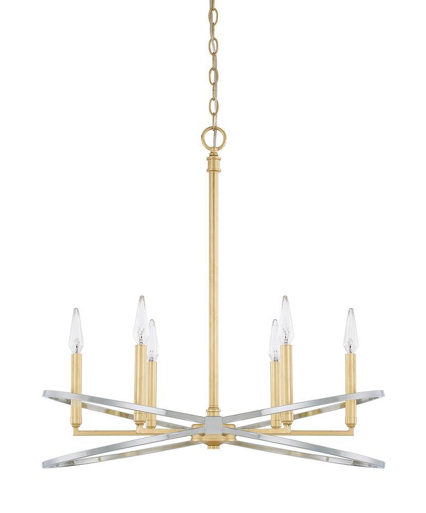 Capital 6 Light Chandelier 420861