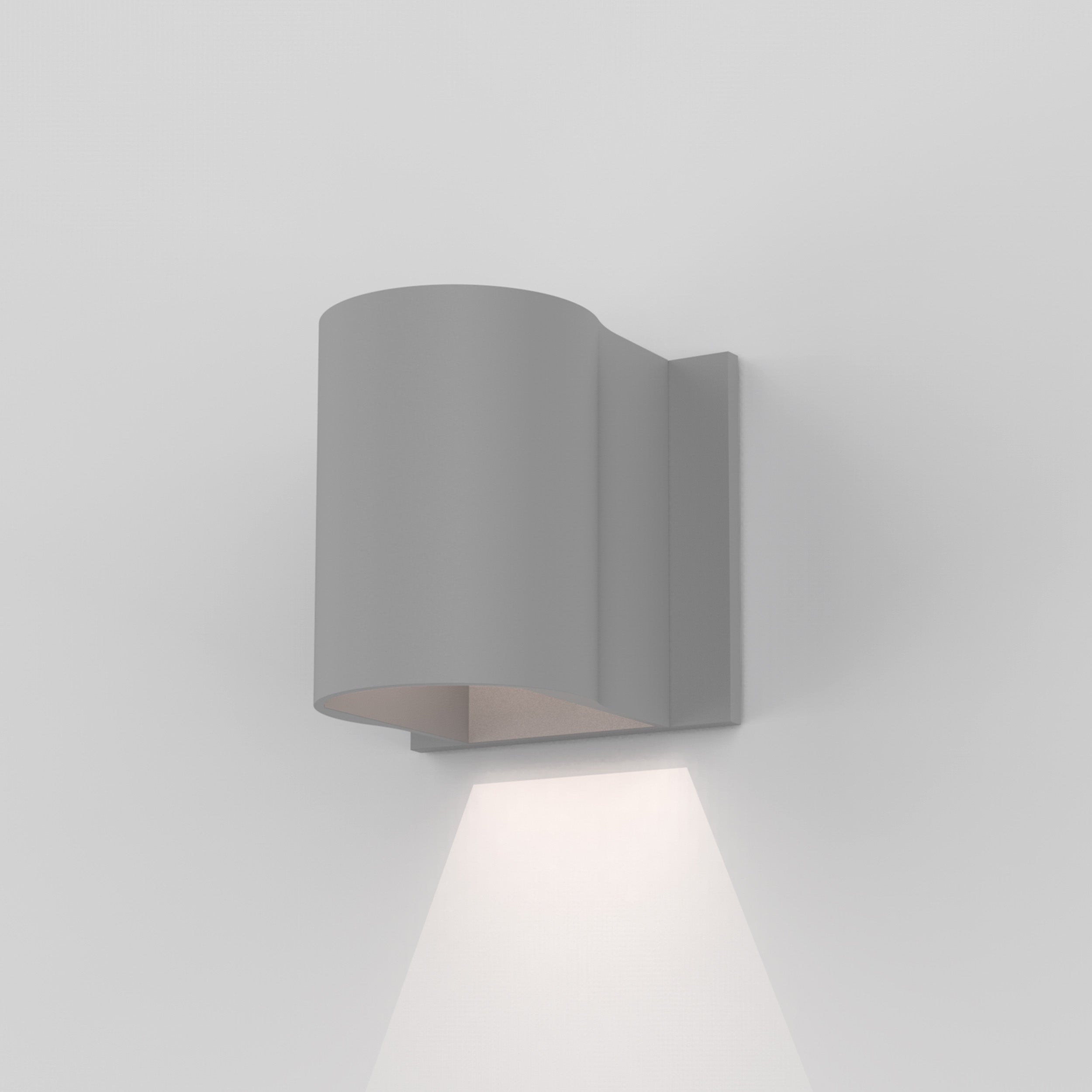 Astro Lighting Dunbar Wall Sconces Astro Lighting 4.17x4.33x4.33 Textured Grey Yes (Integral), High Power LED