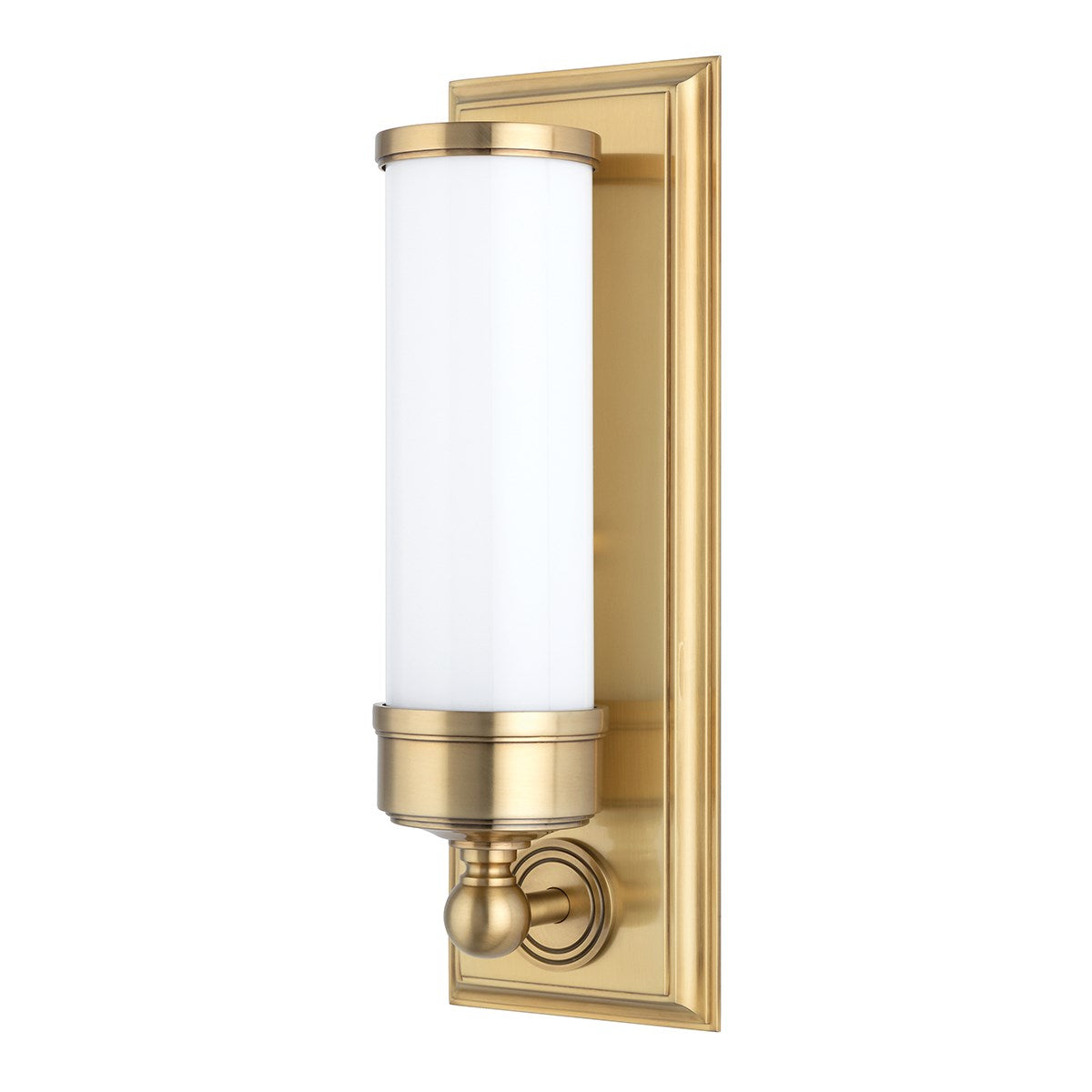 Everett - 1 LIGHT BATH BRACKET Wall Light Fixtures Hudson Valley Lighting Aged Brass  