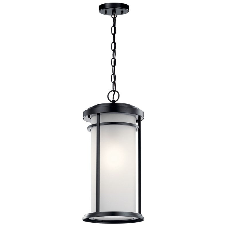 Kichler Toman  Outdoor Hanging Pendant Outdoor Hanging Lights Kichler Black 10x21.25 