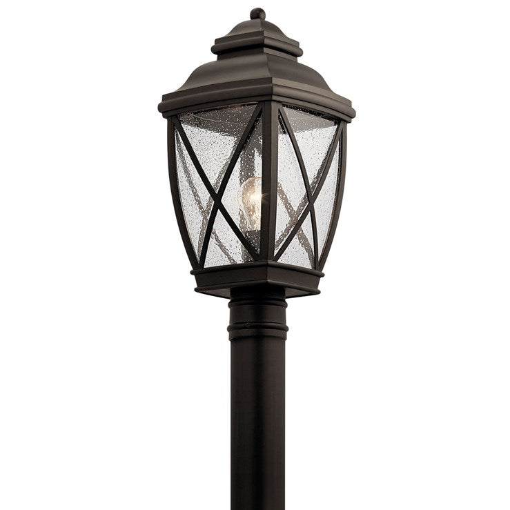 Kichler Tangier  Outdoor Post Lantern Outdoor l Post/Pier Mounts Kichler Olde Bronze 9.5x19.75 