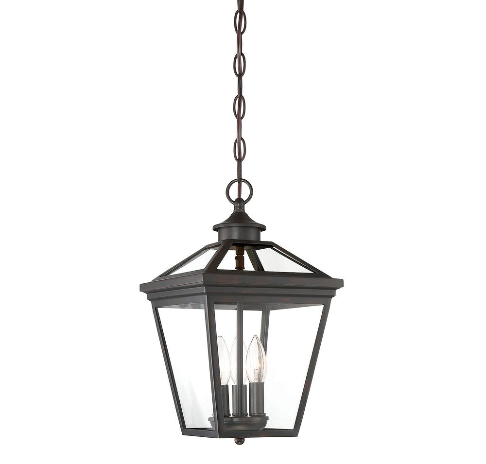 Savoy House Ellijay 3 Light Outdoor Hanging Lantern 5-146-13 Outdoor Light Fixture l Hanging Savoy House   