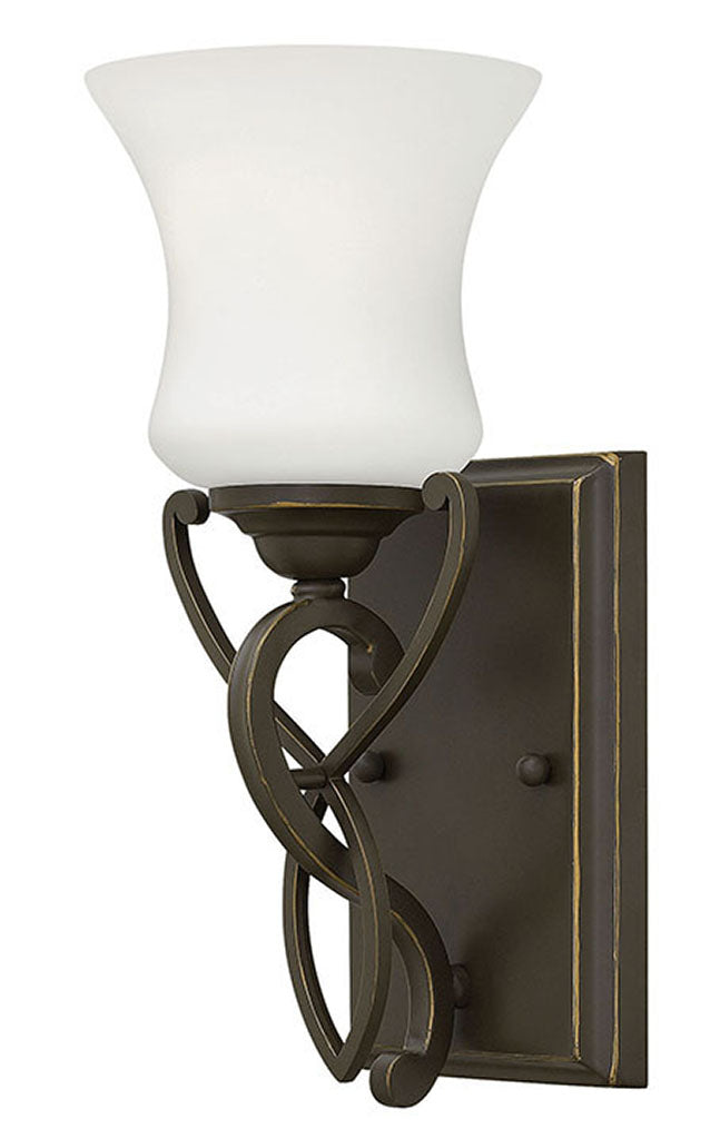 HINKLEY BROOKE Single Light Vanity 5000 Wall Light Fixtures Hinkley Olde Bronze  