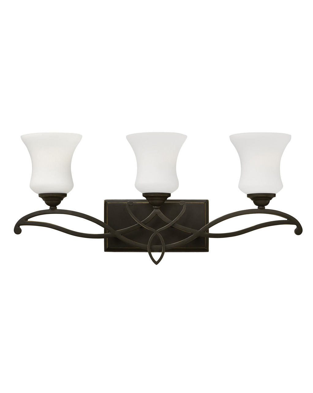 HINKLEY BROOKE Three Light Vanity 5003 Wall Light Fixtures Hinkley Olde Bronze  