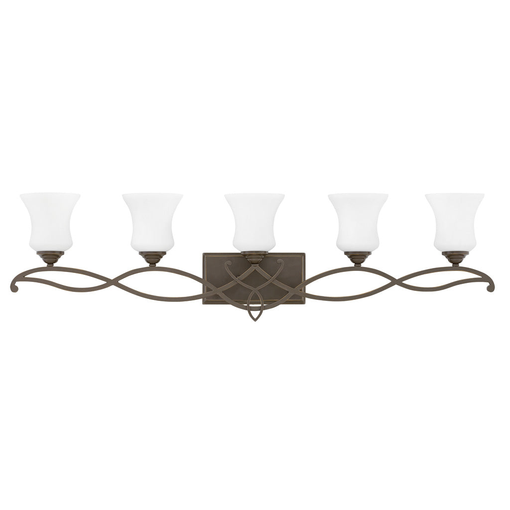 HINKLEY BROOKE Five Light Vanity 5005 Wall Light Fixtures Hinkley Olde Bronze  