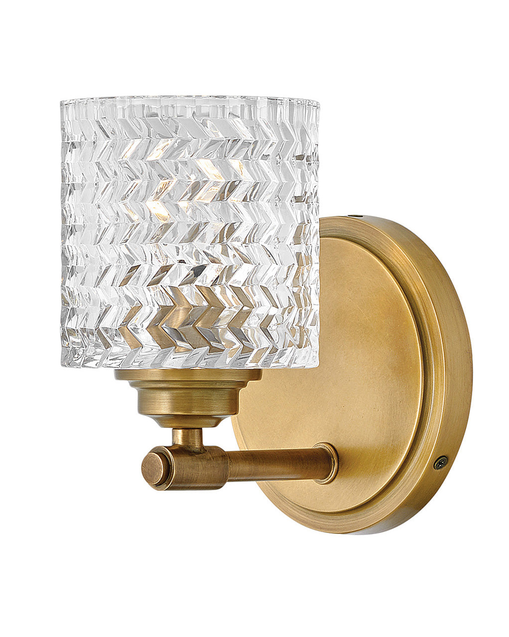 HINKLEY ELLE Single Light Vanity 5040 Vanity Lights Hinkley Heritage Brass  