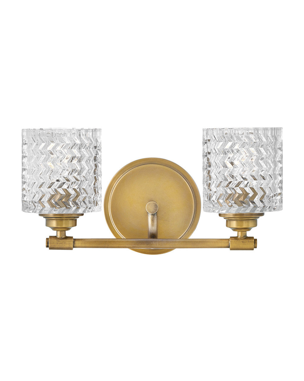 HINKLEY ELLE Two Light Vanity 5042 Vanity Lights Hinkley Heritage Brass  